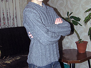 Детский вязаный джемпер Андрейка