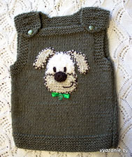 Вязаная жилетка для детей дошкольного возраста