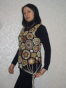 Вязаная туника "Фантазия"