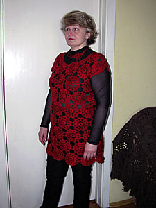 Вязаная туника "Ретро"