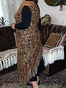 Вязаная туника в стиле Сари