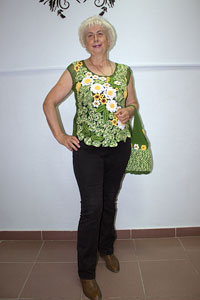 Вязаная туника "Южанка"