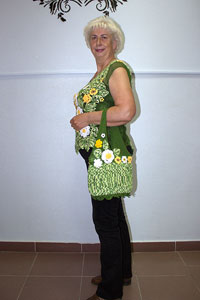 Вязаная туника Южанка